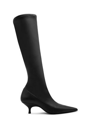 Boots in black synthetic leather strech GIA BORGHINI | HERA5000